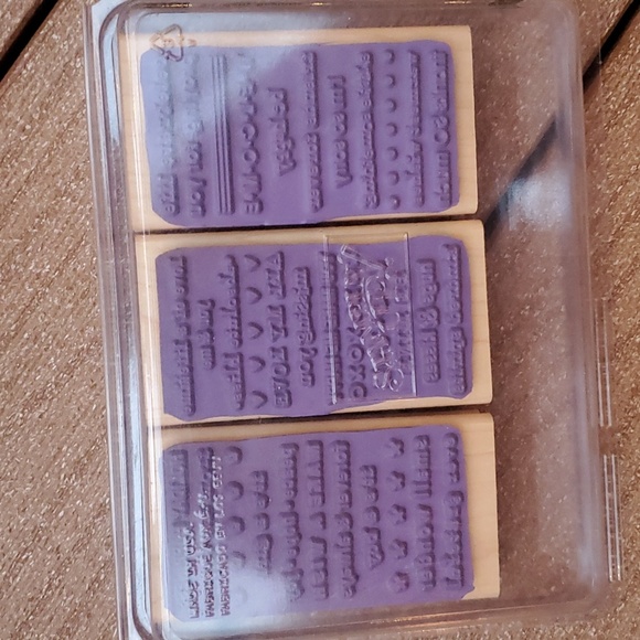 Stampin' Up rubber stamps (various words & sayings) - Picture 3 of 16